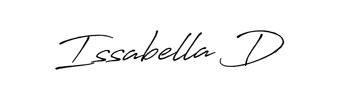 Best and Professional Signature Style for Issabella D. Antro_Vectra_Bolder Best Signature Style Collection. Issabella D signature style 7 images and pictures png