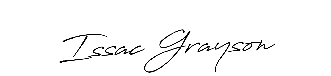 How to make Issac Grayson signature? Antro_Vectra_Bolder is a professional autograph style. Create handwritten signature for Issac Grayson name. Issac Grayson signature style 7 images and pictures png