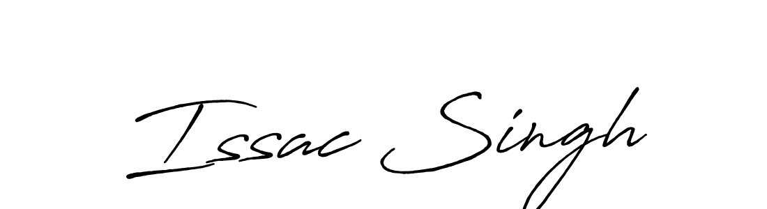 Issac Singh stylish signature style. Best Handwritten Sign (Antro_Vectra_Bolder) for my name. Handwritten Signature Collection Ideas for my name Issac Singh. Issac Singh signature style 7 images and pictures png