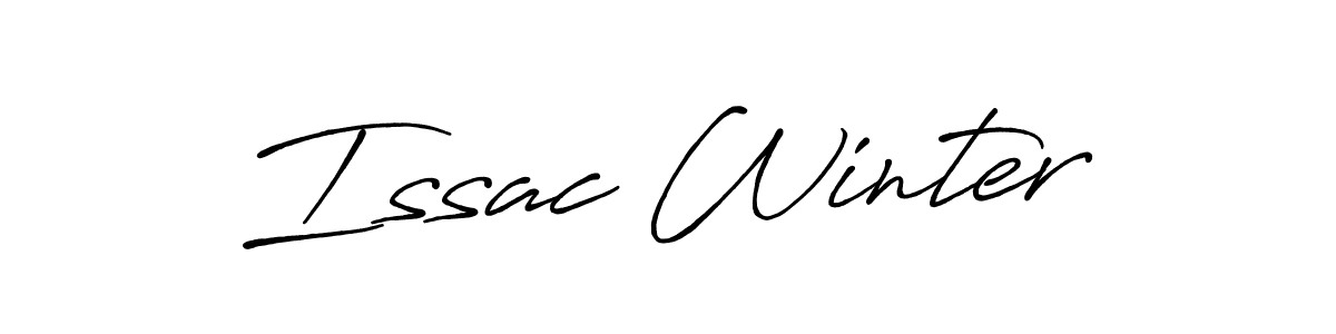 Create a beautiful signature design for name Issac Winter. With this signature (Antro_Vectra_Bolder) fonts, you can make a handwritten signature for free. Issac Winter signature style 7 images and pictures png