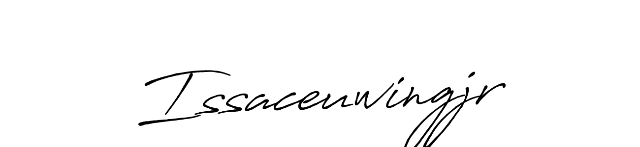 Design your own signature with our free online signature maker. With this signature software, you can create a handwritten (Antro_Vectra_Bolder) signature for name Issaceuwingjr. Issaceuwingjr signature style 7 images and pictures png