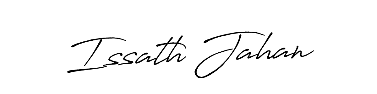 Also You can easily find your signature by using the search form. We will create Issath Jahan name handwritten signature images for you free of cost using Antro_Vectra_Bolder sign style. Issath Jahan signature style 7 images and pictures png