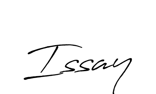 if you are searching for the best signature style for your name Issay. so please give up your signature search. here we have designed multiple signature styles  using Antro_Vectra_Bolder. Issay signature style 7 images and pictures png