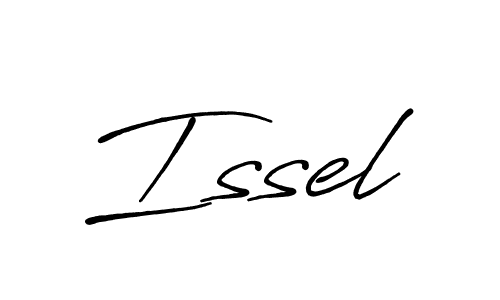 You should practise on your own different ways (Antro_Vectra_Bolder) to write your name (Issel) in signature. don't let someone else do it for you. Issel signature style 7 images and pictures png