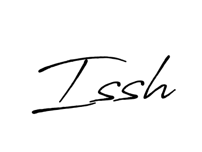 if you are searching for the best signature style for your name Issh. so please give up your signature search. here we have designed multiple signature styles  using Antro_Vectra_Bolder. Issh signature style 7 images and pictures png
