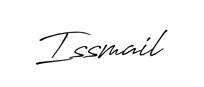 Use a signature maker to create a handwritten signature online. With this signature software, you can design (Antro_Vectra_Bolder) your own signature for name Issmail. Issmail signature style 7 images and pictures png
