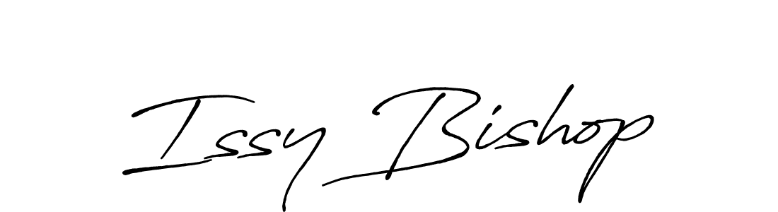 Create a beautiful signature design for name Issy Bishop. With this signature (Antro_Vectra_Bolder) fonts, you can make a handwritten signature for free. Issy Bishop signature style 7 images and pictures png