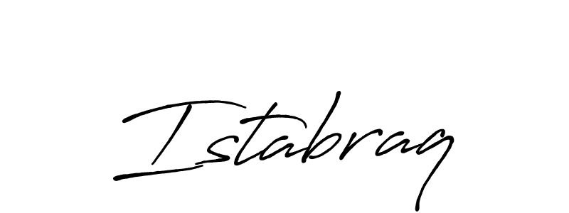 You should practise on your own different ways (Antro_Vectra_Bolder) to write your name (Istabraq) in signature. don't let someone else do it for you. Istabraq signature style 7 images and pictures png