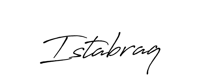 Here are the top 10 professional signature styles for the name Istabraq. These are the best autograph styles you can use for your name. Istabraq signature style 7 images and pictures png