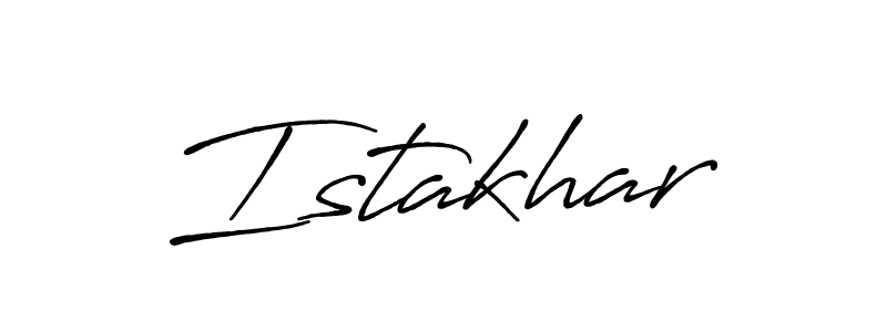 Similarly Antro_Vectra_Bolder is the best handwritten signature design. Signature creator online .You can use it as an online autograph creator for name Istakhar. Istakhar signature style 7 images and pictures png