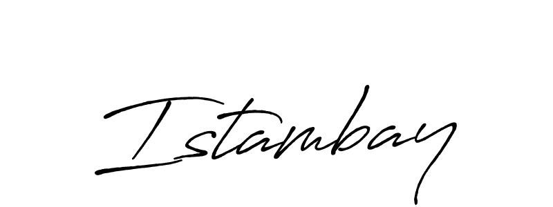 How to Draw Istambay signature style? Antro_Vectra_Bolder is a latest design signature styles for name Istambay. Istambay signature style 7 images and pictures png