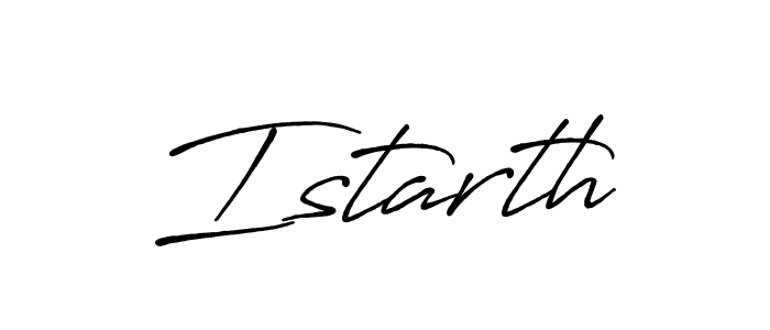 Create a beautiful signature design for name Istarth. With this signature (Antro_Vectra_Bolder) fonts, you can make a handwritten signature for free. Istarth signature style 7 images and pictures png