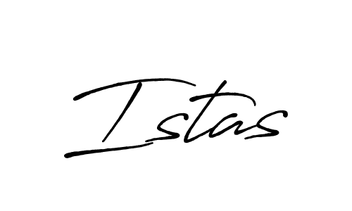 Create a beautiful signature design for name Istas. With this signature (Antro_Vectra_Bolder) fonts, you can make a handwritten signature for free. Istas signature style 7 images and pictures png