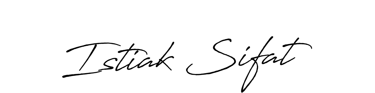 This is the best signature style for the Istiak Sifat name. Also you like these signature font (Antro_Vectra_Bolder). Mix name signature. Istiak Sifat signature style 7 images and pictures png