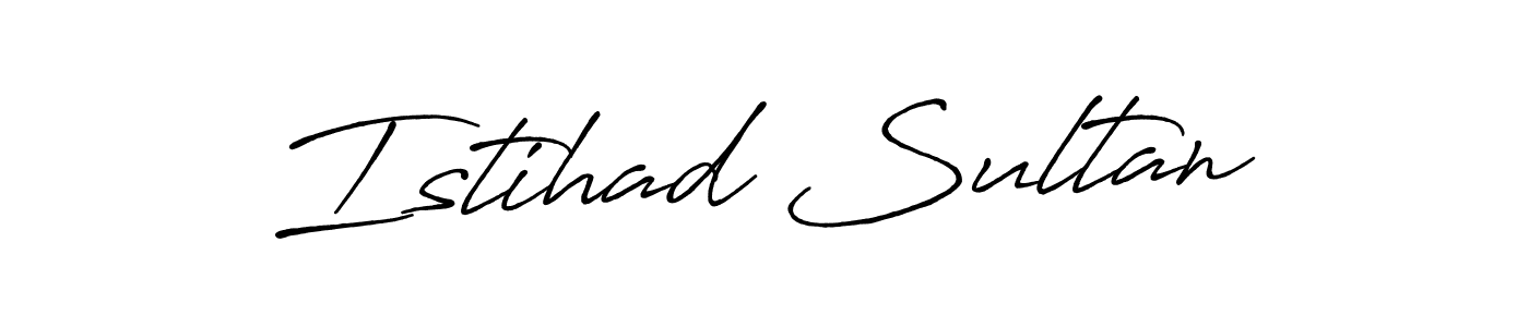 You should practise on your own different ways (Antro_Vectra_Bolder) to write your name (Istihad Sultan) in signature. don't let someone else do it for you. Istihad Sultan signature style 7 images and pictures png