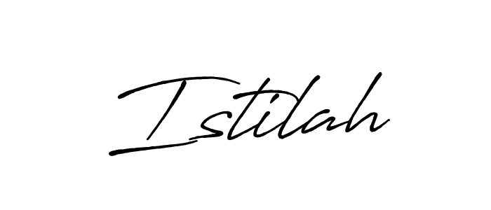 How to make Istilah name signature. Use Antro_Vectra_Bolder style for creating short signs online. This is the latest handwritten sign. Istilah signature style 7 images and pictures png