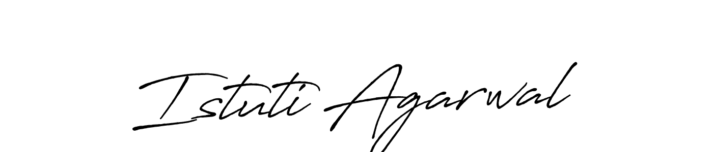 It looks lik you need a new signature style for name Istuti Agarwal. Design unique handwritten (Antro_Vectra_Bolder) signature with our free signature maker in just a few clicks. Istuti Agarwal signature style 7 images and pictures png