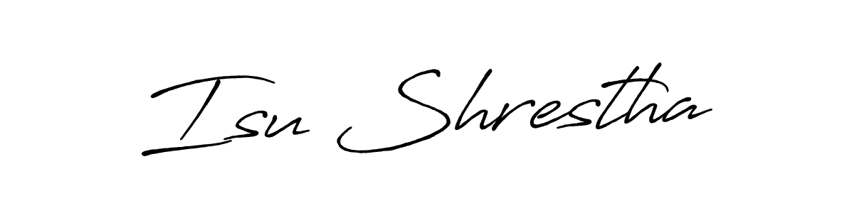 Also You can easily find your signature by using the search form. We will create Isu Shrestha name handwritten signature images for you free of cost using Antro_Vectra_Bolder sign style. Isu Shrestha signature style 7 images and pictures png