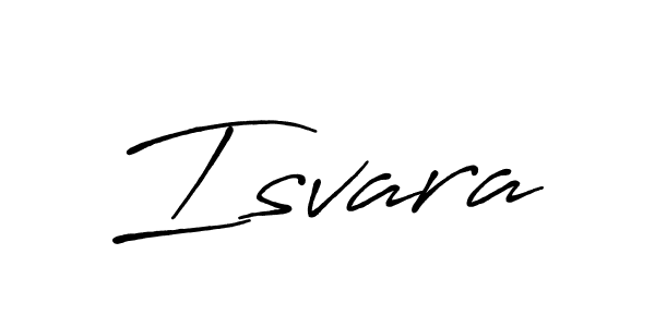 Isvara stylish signature style. Best Handwritten Sign (Antro_Vectra_Bolder) for my name. Handwritten Signature Collection Ideas for my name Isvara. Isvara signature style 7 images and pictures png