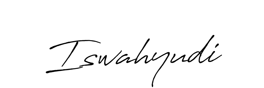 You should practise on your own different ways (Antro_Vectra_Bolder) to write your name (Iswahyudi) in signature. don't let someone else do it for you. Iswahyudi signature style 7 images and pictures png