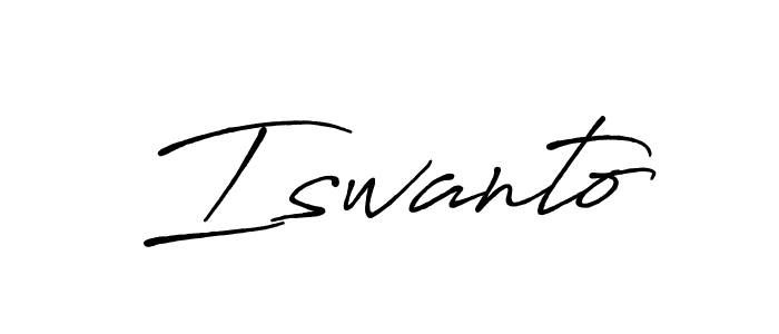 This is the best signature style for the Iswanto name. Also you like these signature font (Antro_Vectra_Bolder). Mix name signature. Iswanto signature style 7 images and pictures png