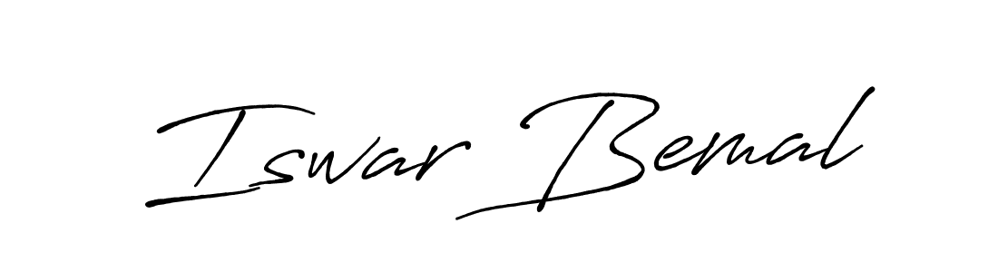 Also we have Iswar Bemal name is the best signature style. Create professional handwritten signature collection using Antro_Vectra_Bolder autograph style. Iswar Bemal signature style 7 images and pictures png