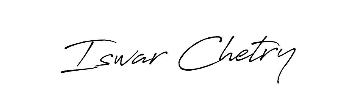 This is the best signature style for the Iswar Chetry name. Also you like these signature font (Antro_Vectra_Bolder). Mix name signature. Iswar Chetry signature style 7 images and pictures png