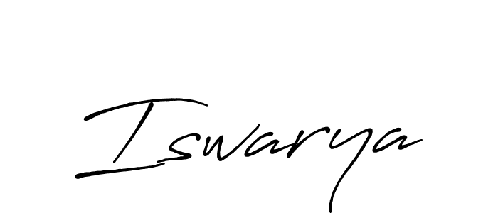 Also You can easily find your signature by using the search form. We will create Iswarya name handwritten signature images for you free of cost using Antro_Vectra_Bolder sign style. Iswarya signature style 7 images and pictures png