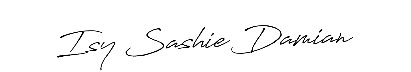 Best and Professional Signature Style for Isy Sashie Damian. Antro_Vectra_Bolder Best Signature Style Collection. Isy Sashie Damian signature style 7 images and pictures png