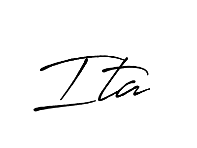 How to Draw Ita  signature style? Antro_Vectra_Bolder is a latest design signature styles for name Ita . Ita  signature style 7 images and pictures png