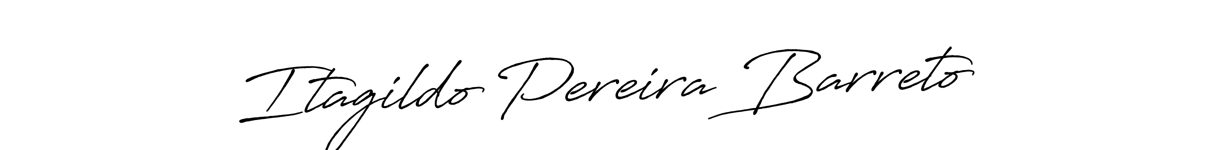 Itagildo Pereira Barreto stylish signature style. Best Handwritten Sign (Antro_Vectra_Bolder) for my name. Handwritten Signature Collection Ideas for my name Itagildo Pereira Barreto. Itagildo Pereira Barreto signature style 7 images and pictures png