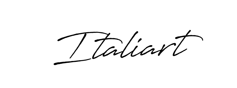 It looks lik you need a new signature style for name Italiart. Design unique handwritten (Antro_Vectra_Bolder) signature with our free signature maker in just a few clicks. Italiart signature style 7 images and pictures png