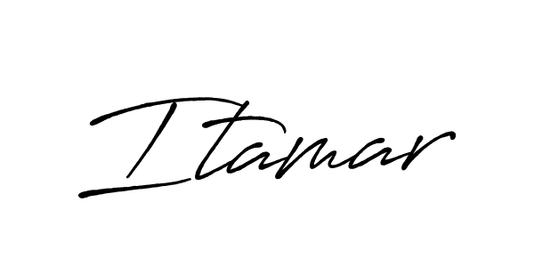 Use a signature maker to create a handwritten signature online. With this signature software, you can design (Antro_Vectra_Bolder) your own signature for name Itamar. Itamar signature style 7 images and pictures png