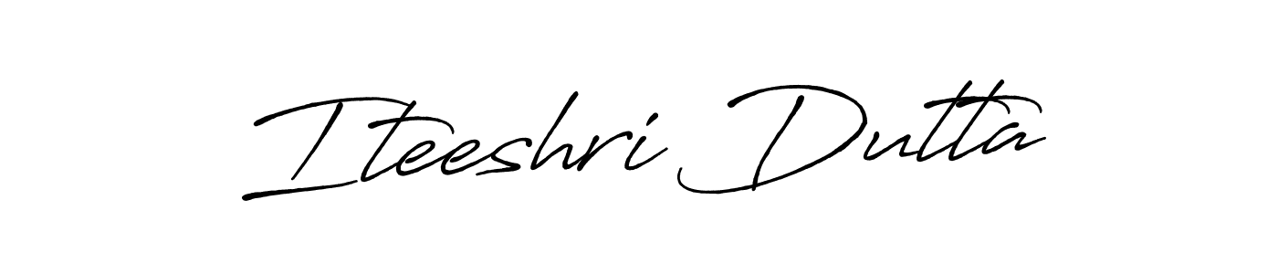 Once you've used our free online signature maker to create your best signature Antro_Vectra_Bolder style, it's time to enjoy all of the benefits that Iteeshri Dutta name signing documents. Iteeshri Dutta signature style 7 images and pictures png