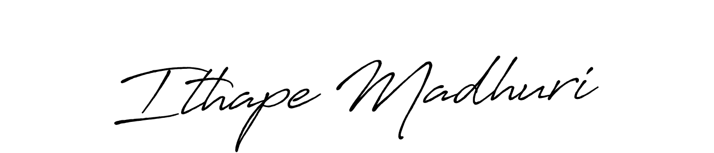 Once you've used our free online signature maker to create your best signature Antro_Vectra_Bolder style, it's time to enjoy all of the benefits that Ithape Madhuri name signing documents. Ithape Madhuri signature style 7 images and pictures png