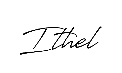 The best way (Antro_Vectra_Bolder) to make a short signature is to pick only two or three words in your name. The name Ithel include a total of six letters. For converting this name. Ithel signature style 7 images and pictures png