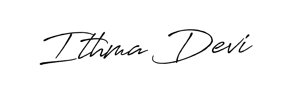 if you are searching for the best signature style for your name Ithma Devi. so please give up your signature search. here we have designed multiple signature styles  using Antro_Vectra_Bolder. Ithma Devi signature style 7 images and pictures png