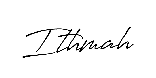 Create a beautiful signature design for name Ithmah. With this signature (Antro_Vectra_Bolder) fonts, you can make a handwritten signature for free. Ithmah signature style 7 images and pictures png