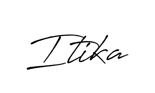 if you are searching for the best signature style for your name Itika. so please give up your signature search. here we have designed multiple signature styles  using Antro_Vectra_Bolder. Itika signature style 7 images and pictures png