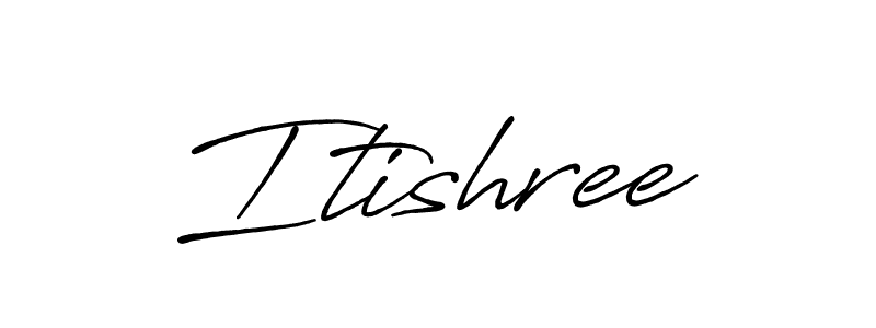 How to make Itishree signature? Antro_Vectra_Bolder is a professional autograph style. Create handwritten signature for Itishree name. Itishree signature style 7 images and pictures png