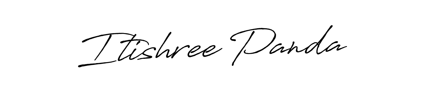 You should practise on your own different ways (Antro_Vectra_Bolder) to write your name (Itishree Panda) in signature. don't let someone else do it for you. Itishree Panda signature style 7 images and pictures png