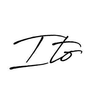 Antro_Vectra_Bolder is a professional signature style that is perfect for those who want to add a touch of class to their signature. It is also a great choice for those who want to make their signature more unique. Get Ito name to fancy signature for free. Ito signature style 7 images and pictures png