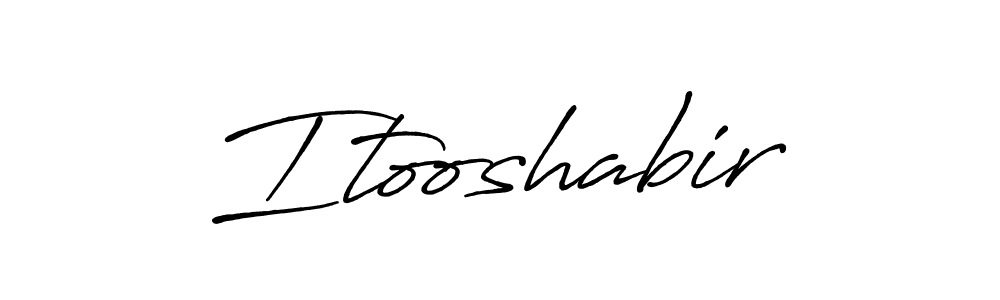 The best way (Antro_Vectra_Bolder) to make a short signature is to pick only two or three words in your name. The name Itooshabir include a total of six letters. For converting this name. Itooshabir signature style 7 images and pictures png