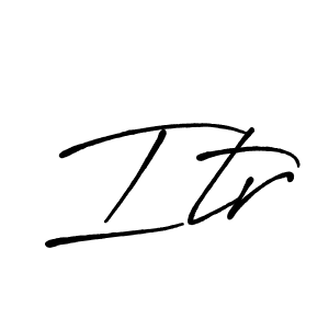 You should practise on your own different ways (Antro_Vectra_Bolder) to write your name (Itr) in signature. don't let someone else do it for you. Itr signature style 7 images and pictures png