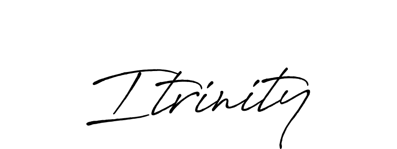 Use a signature maker to create a handwritten signature online. With this signature software, you can design (Antro_Vectra_Bolder) your own signature for name Itrinity. Itrinity signature style 7 images and pictures png