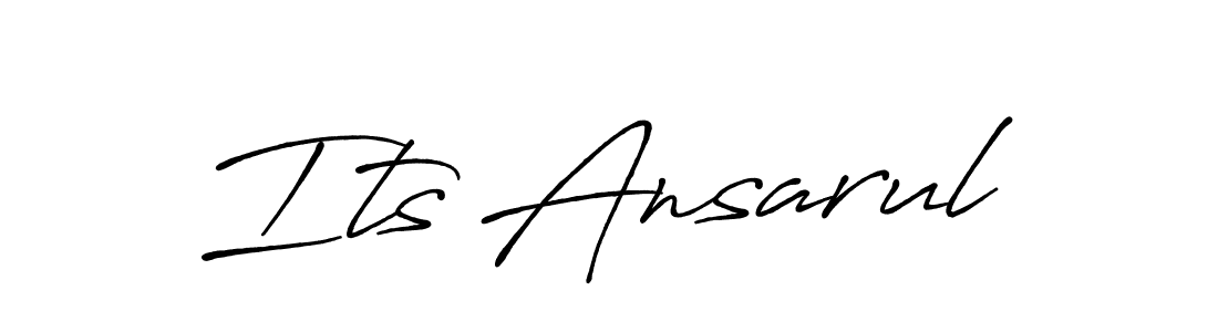 How to make Its Ansarul signature? Antro_Vectra_Bolder is a professional autograph style. Create handwritten signature for Its Ansarul name. Its Ansarul signature style 7 images and pictures png