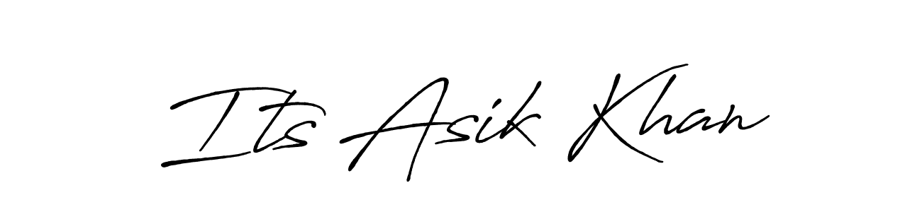 You should practise on your own different ways (Antro_Vectra_Bolder) to write your name (Its Asik Khan) in signature. don't let someone else do it for you. Its Asik Khan signature style 7 images and pictures png