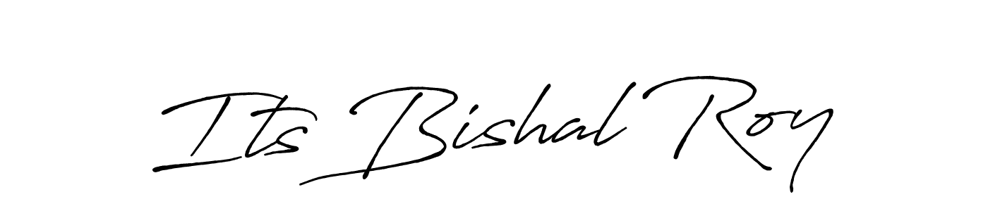 Create a beautiful signature design for name Its Bishal Roy. With this signature (Antro_Vectra_Bolder) fonts, you can make a handwritten signature for free. Its Bishal Roy signature style 7 images and pictures png