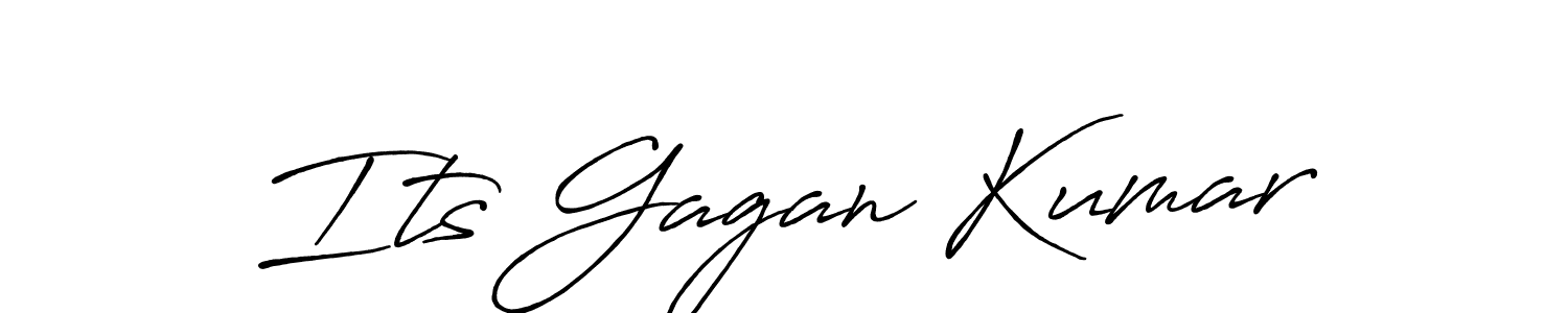 The best way (Antro_Vectra_Bolder) to make a short signature is to pick only two or three words in your name. The name Its Gagan Kumar include a total of six letters. For converting this name. Its Gagan Kumar signature style 7 images and pictures png