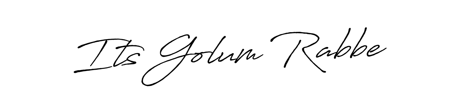 It looks lik you need a new signature style for name Its Golum Rabbe. Design unique handwritten (Antro_Vectra_Bolder) signature with our free signature maker in just a few clicks. Its Golum Rabbe signature style 7 images and pictures png